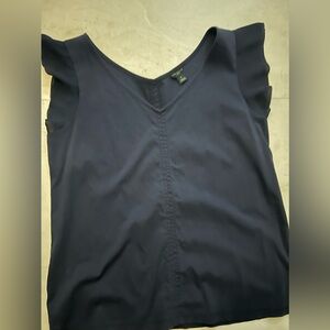 Ann Taylor SP Navy Blouse